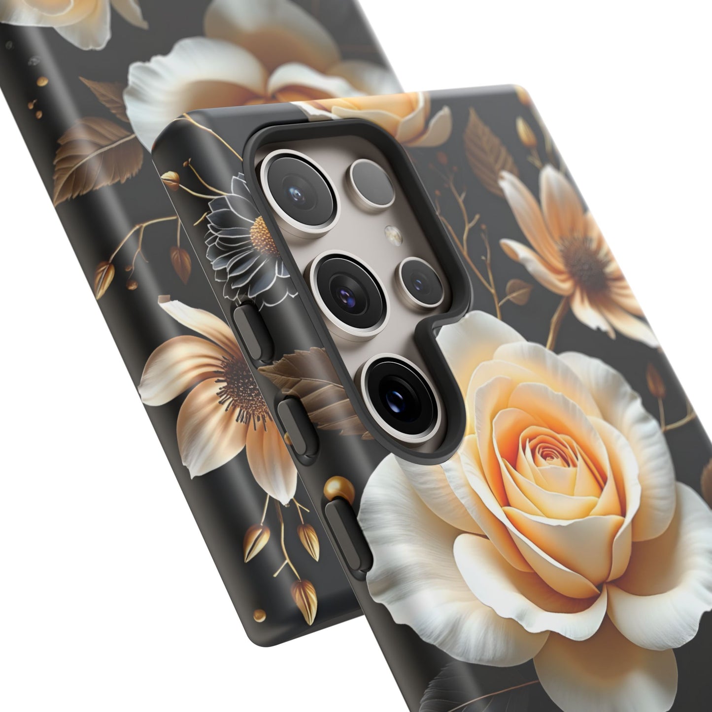 Elegant 3D Floral Design, Botanical Phone Case design for Iphone.