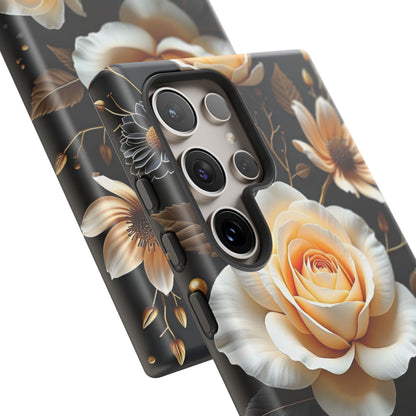 Elegant 3D Floral Design, Botanical Phone Case design for Iphone.