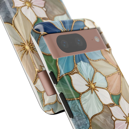 Floral Symphony: Stained Glass Elegance