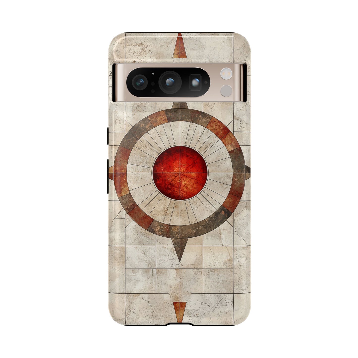 Boho Stone Compass Phone Case for iPhone, Pixel & Samsung
