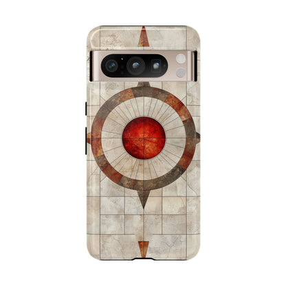 Boho Stone Compass Phone Case for iPhone, Pixel & Samsung
