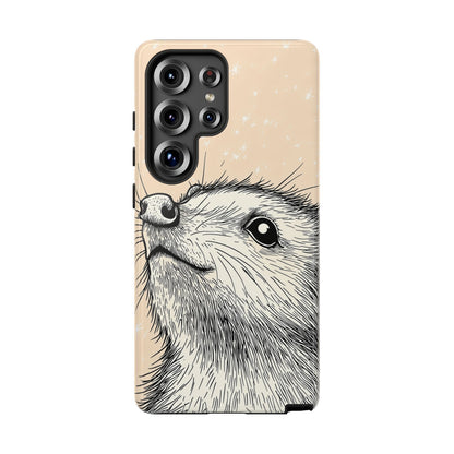 Starlit Wonder: Curious Critter in the Cosmos Phone Case for iPhone, Samsung & Pixel