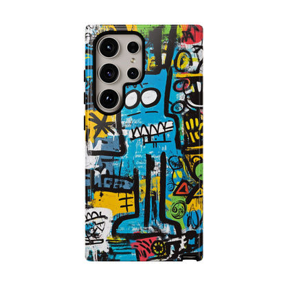 Basquiat Design Phone Case – Unique Street Art Protector - iPhone, Samsung & Google Pixel Cover - Artistic Painting Case,  Art Lover Gift