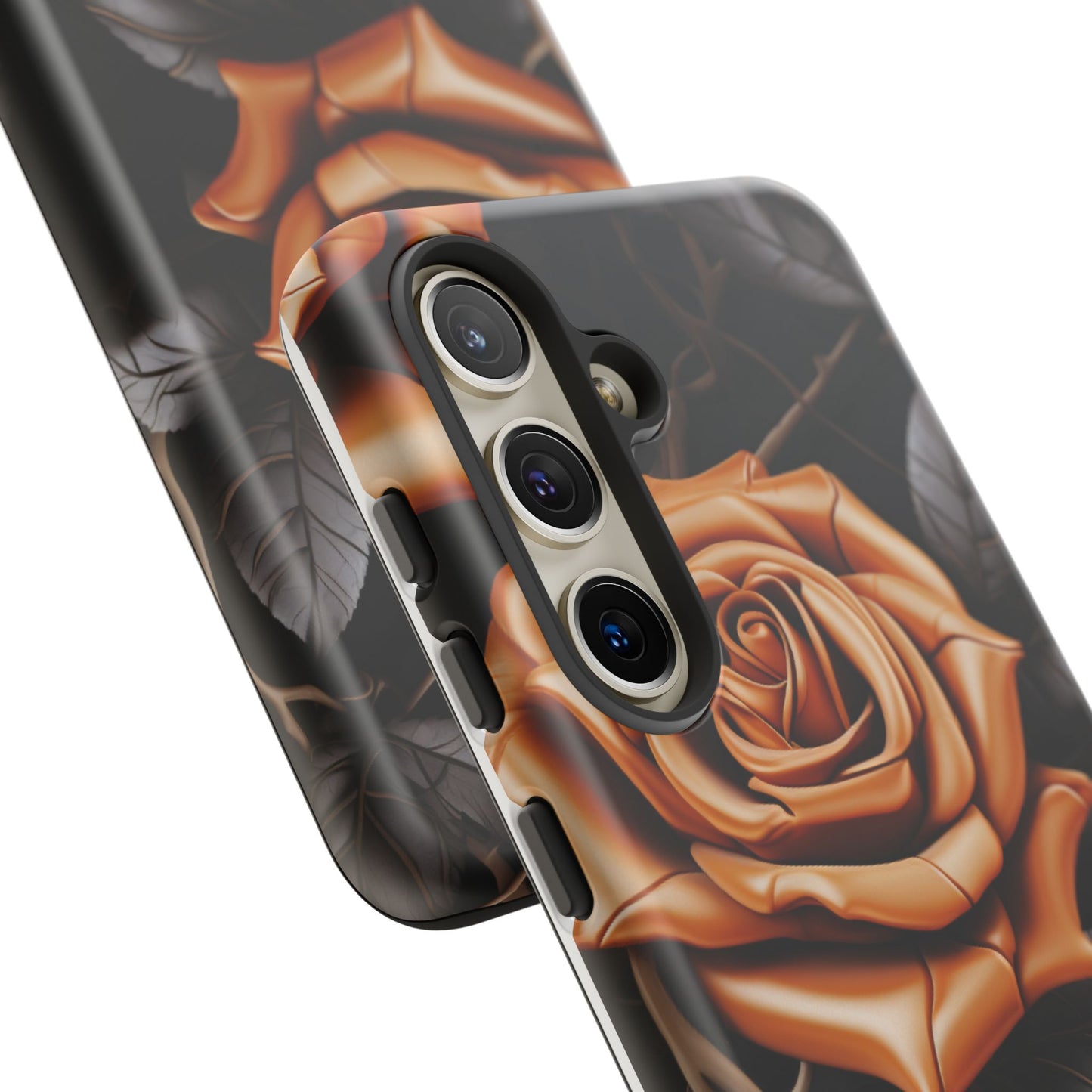 Midnight Gold Rose Mobile Case