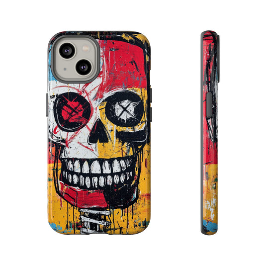 Basquiat Phone Case – Bold Urban Art Design - iPhone, Samsung & Google Pixel Cover - Artistic Painting Case,  Art Lover Gift