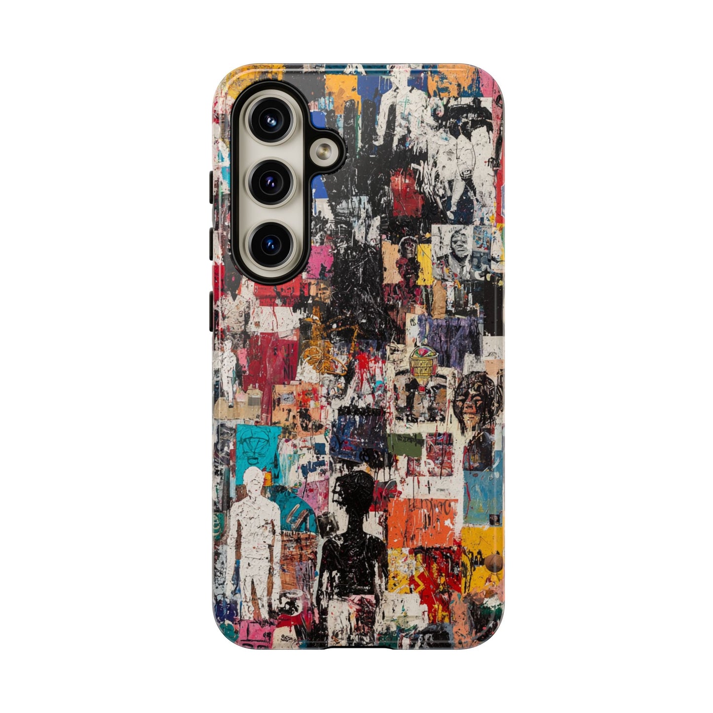 Graffiti Phone Case – Basquiat Street Art Design - iPhone, Samsung & Google Pixel Cover - Artistic Painting Case,  Art Lover Gift