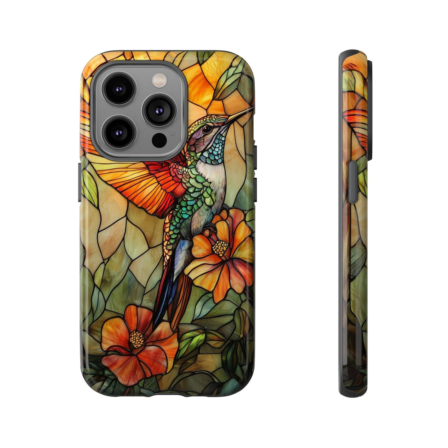 Whispers in Flight – Mosaic Hummingbird Phone Case for iPhone, Samsung & Pixel