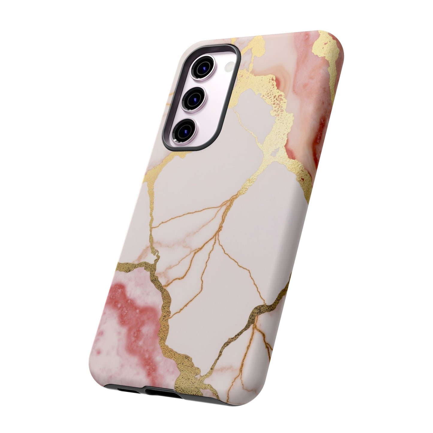 Beautiful Pink Minimal Marble Case Design