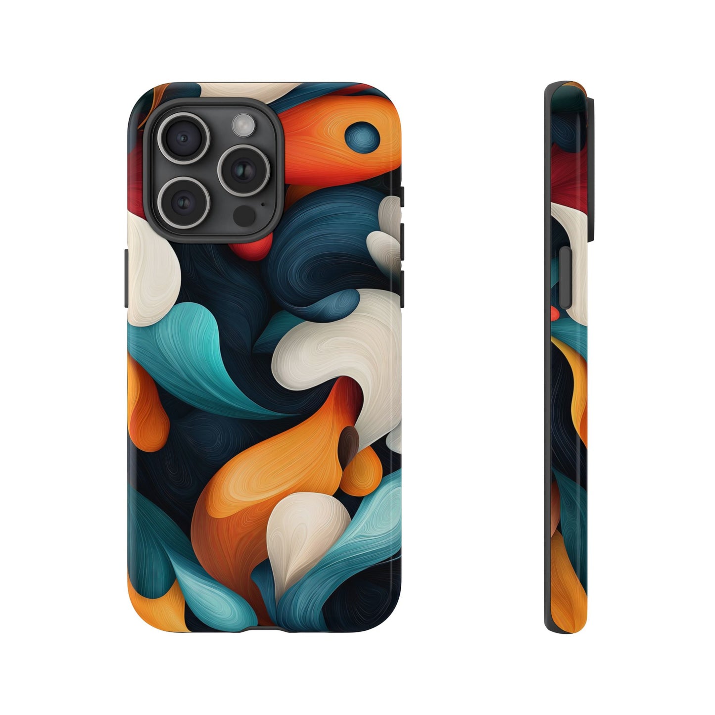 Swirl Spectrum – Vibrant Abstract Phone Case for iPhone, Samsung & Pixel