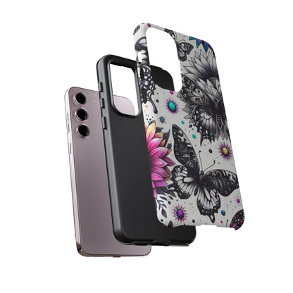 Celestial Flight – Cosmic Butterflies & Floral Magic Mobile Cover