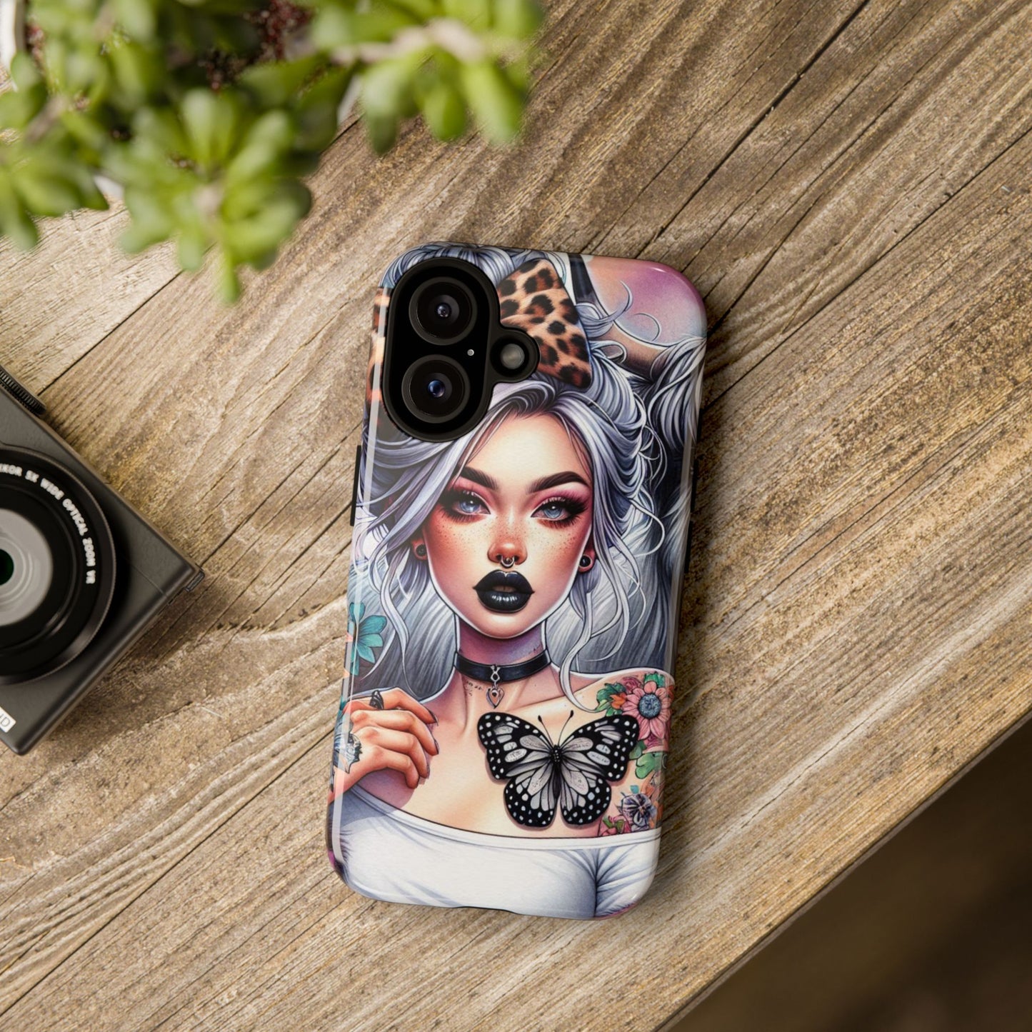Wild Spirit – Gothic Chic & Nature Fusion Mobile Cover