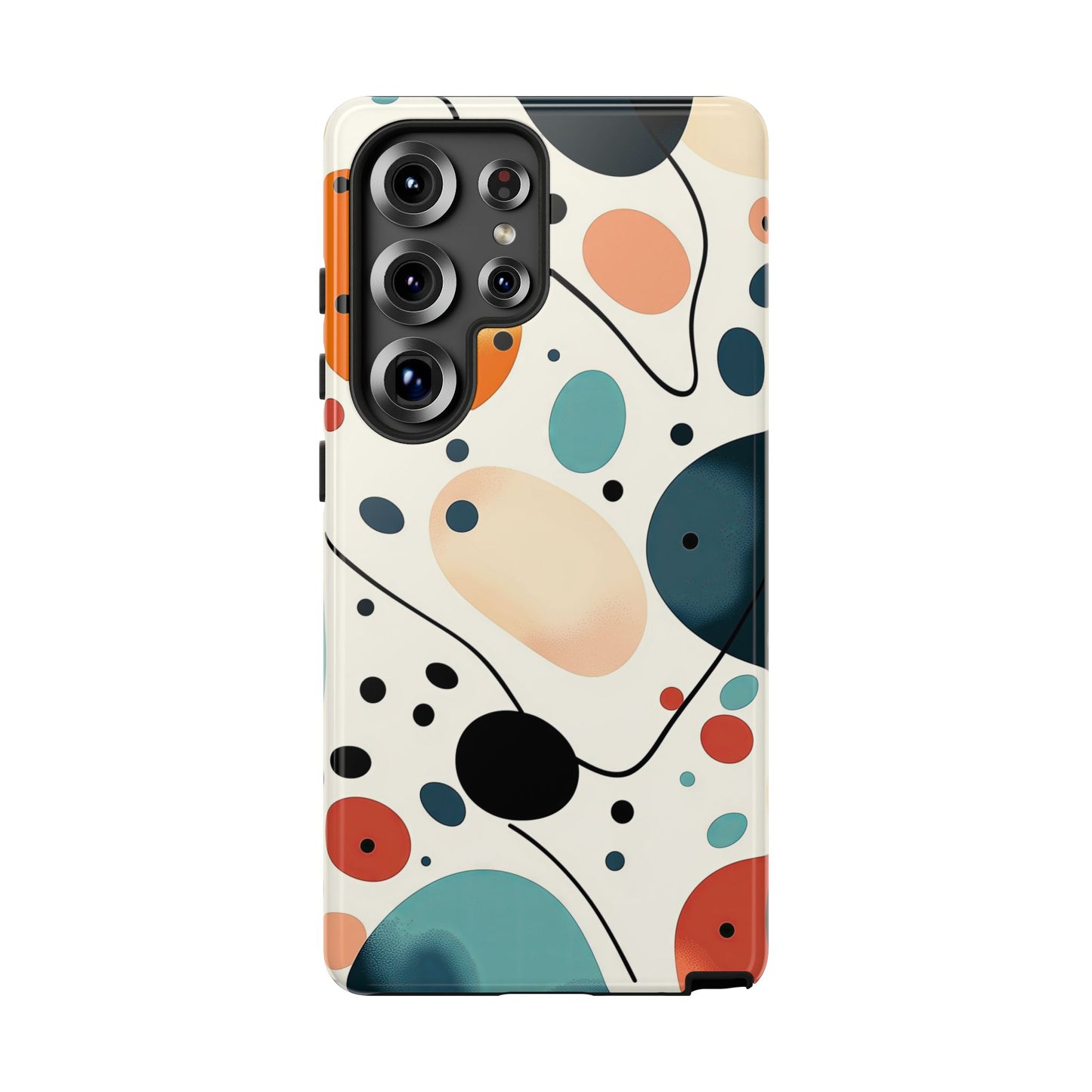 Retro Pop Pebbles – Abstract Vibe Phone Case for iPhone, Samsung & Pixel