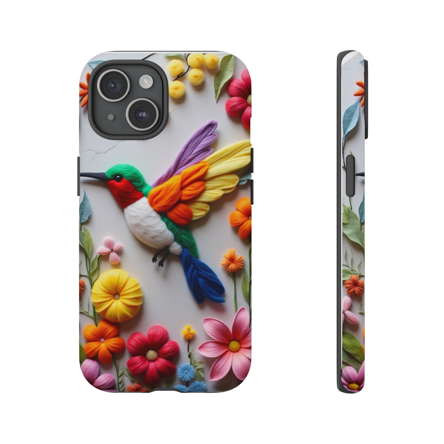 Elegant Hummingbird with Floral Mosaic Design | Nature's Artistic Vibes | Pixel 8 pro