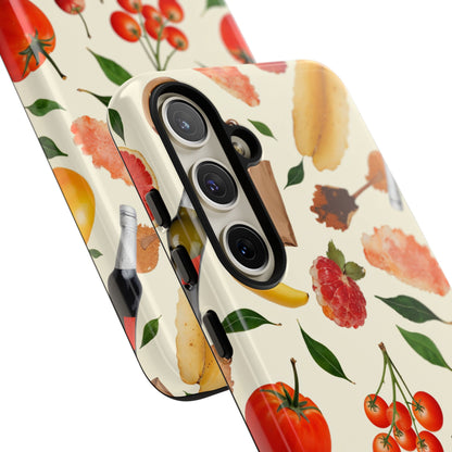 Fresh Fruits & Veggies Pattern Phone Case