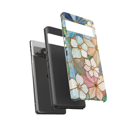 Floral Symphony: Stained Glass Elegance