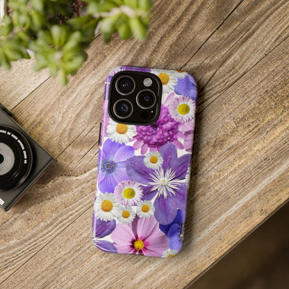 Lavender Blossom Floral Mobile Case