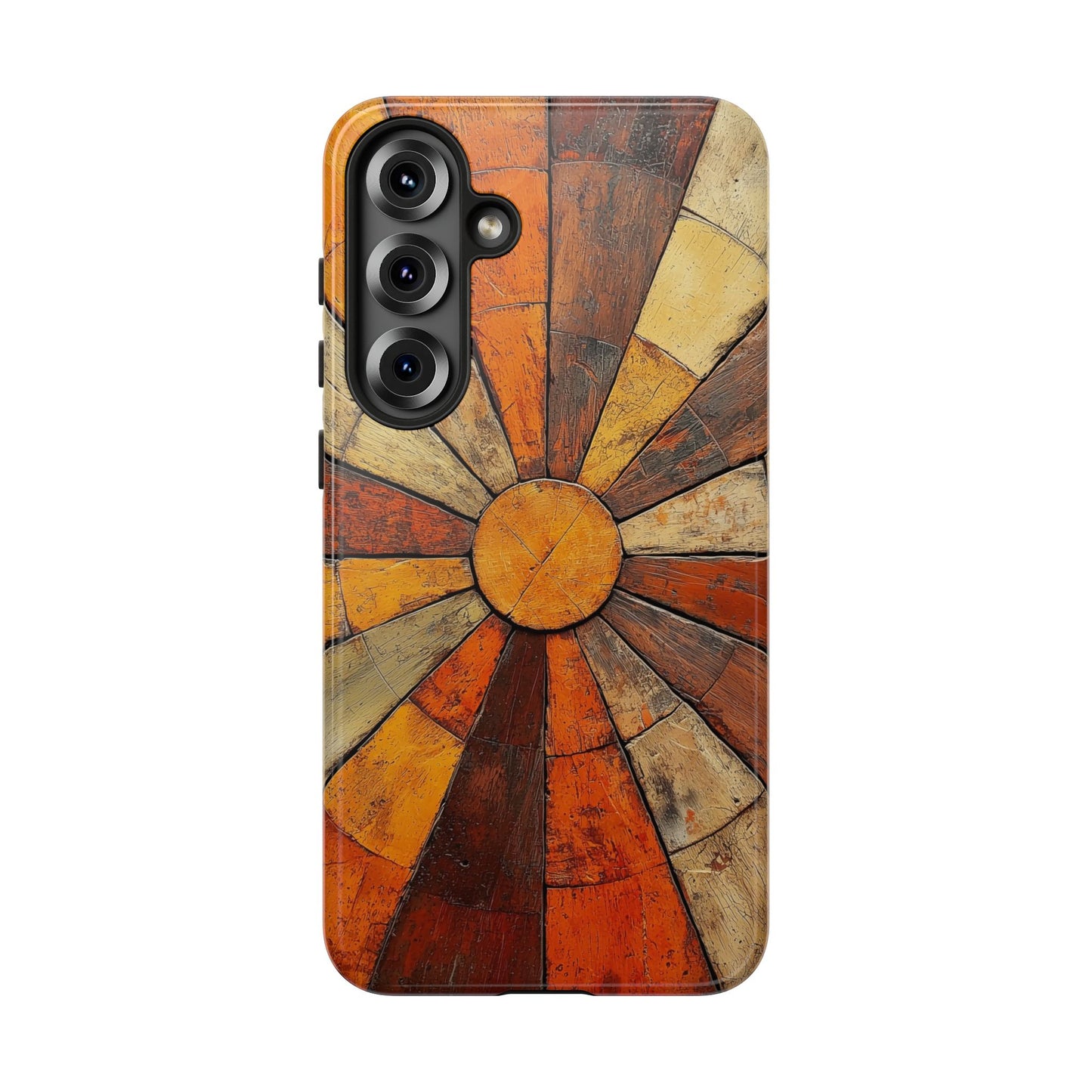 Terracotta Sunburst Boho Phone Case for iPhone, Pixel & Samsung