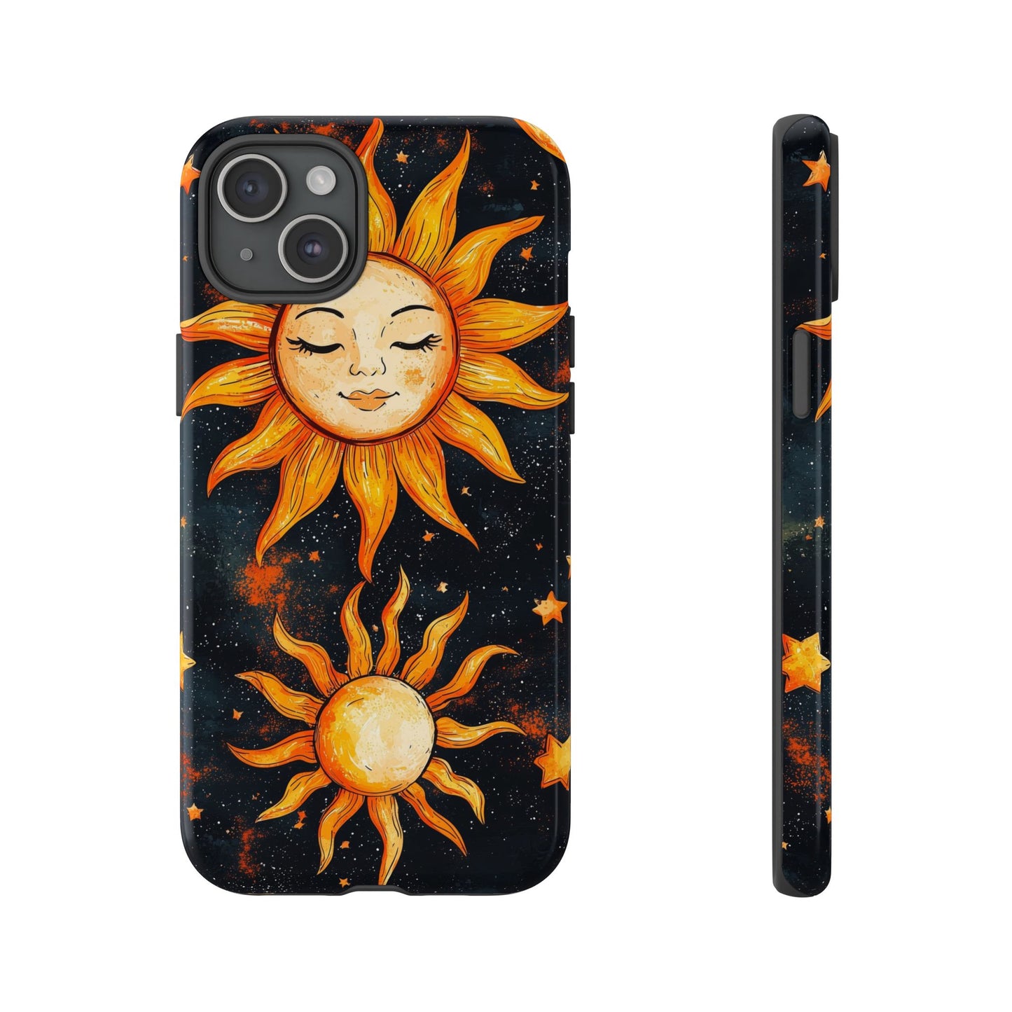 Celestial Sun & Moon Boho Phone Case for iPhone, Pixel & Samsung