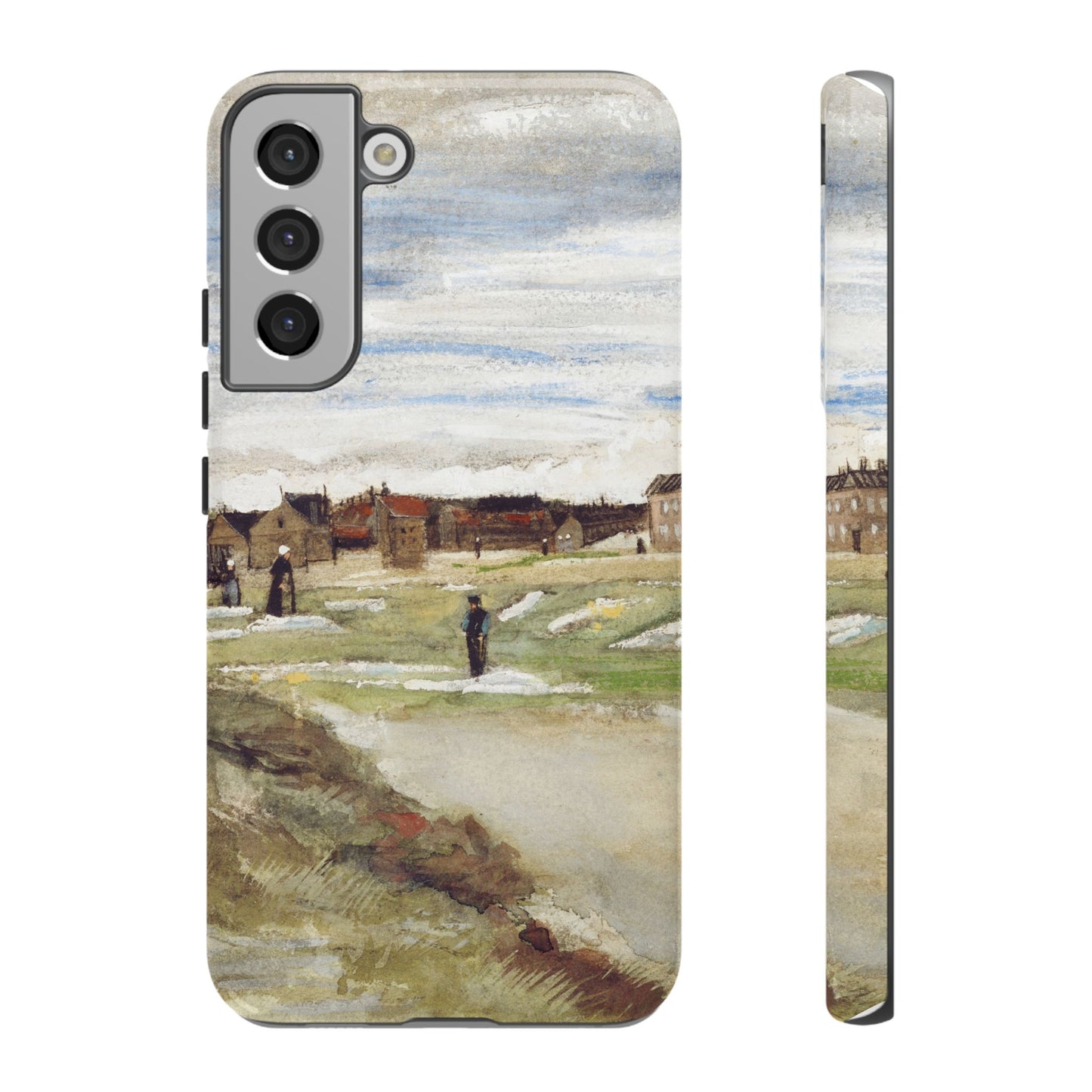 Van Gogh Village Painting Phone Case - iPhone, Samsung, Pixel - Art Print Cover, Gift for Art Lovers