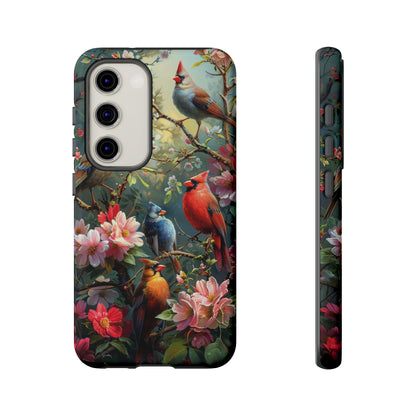 Floral Birds Phone Case – Cute & Protective Cover for iPhone, Samsung & Google Pixel