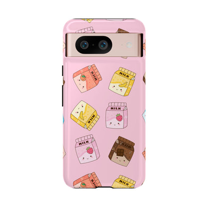Kawaii Milk Carton Phone Case for iPhone, Google Pixel, Samsung