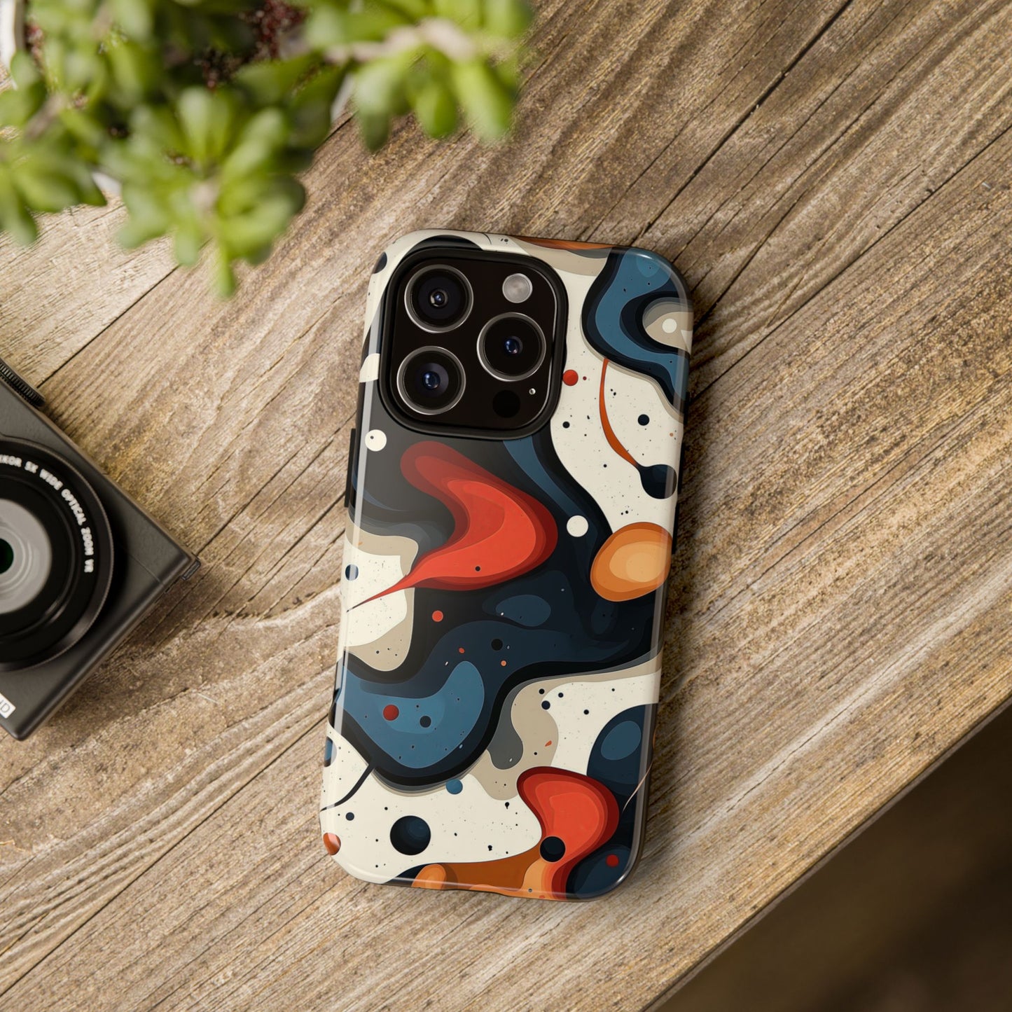 Molten Drift – Abstract Art Phone Case for iPhone, Samsung & Pixel