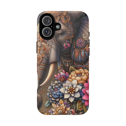 Royal Ornate Elephant Mobile Cover – Luxurious Bohemian Art