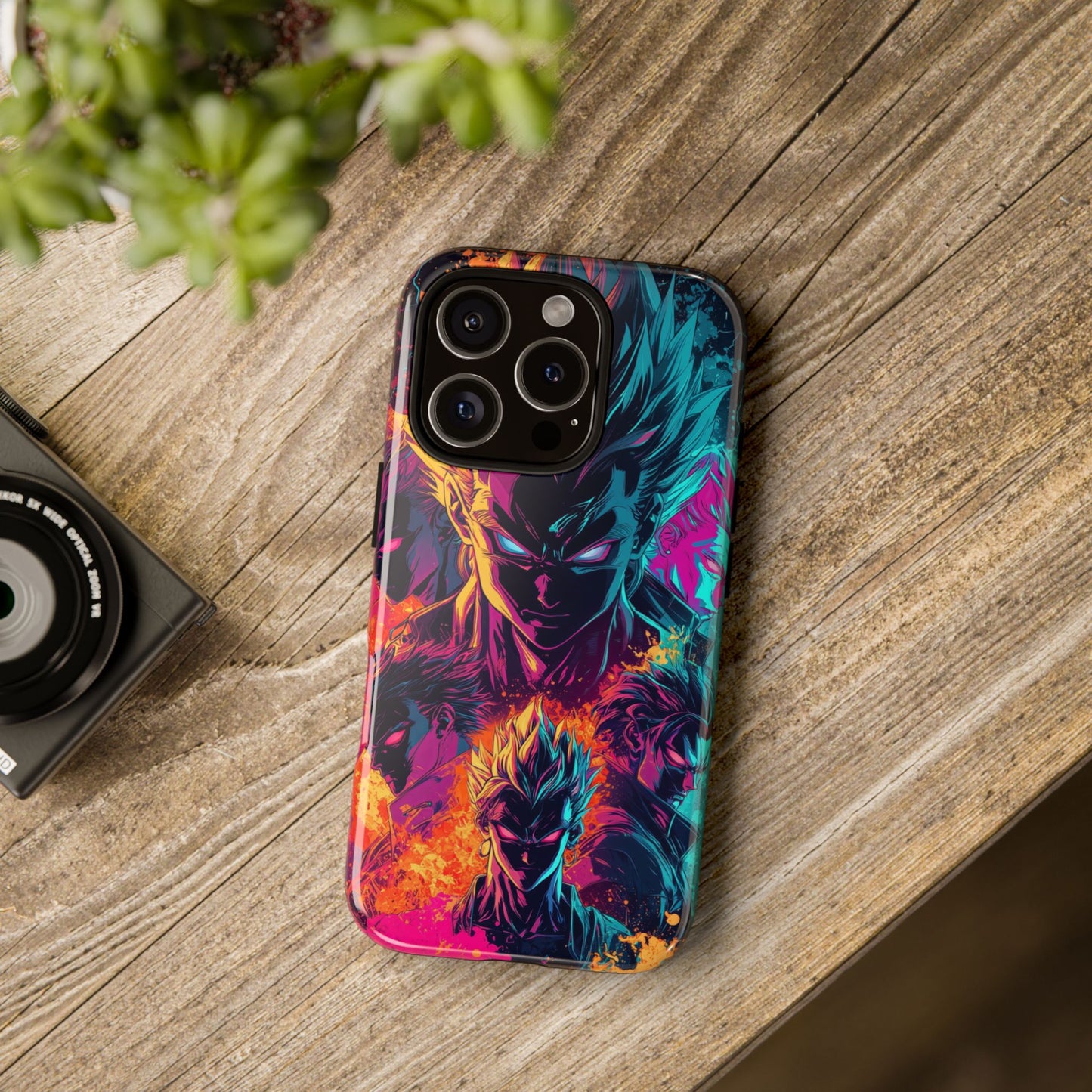 Multiverse Saiyan Rebellion | Comic-Style Anime Warriors Explosion Phone Case for iPhone, Samsung & Pixel