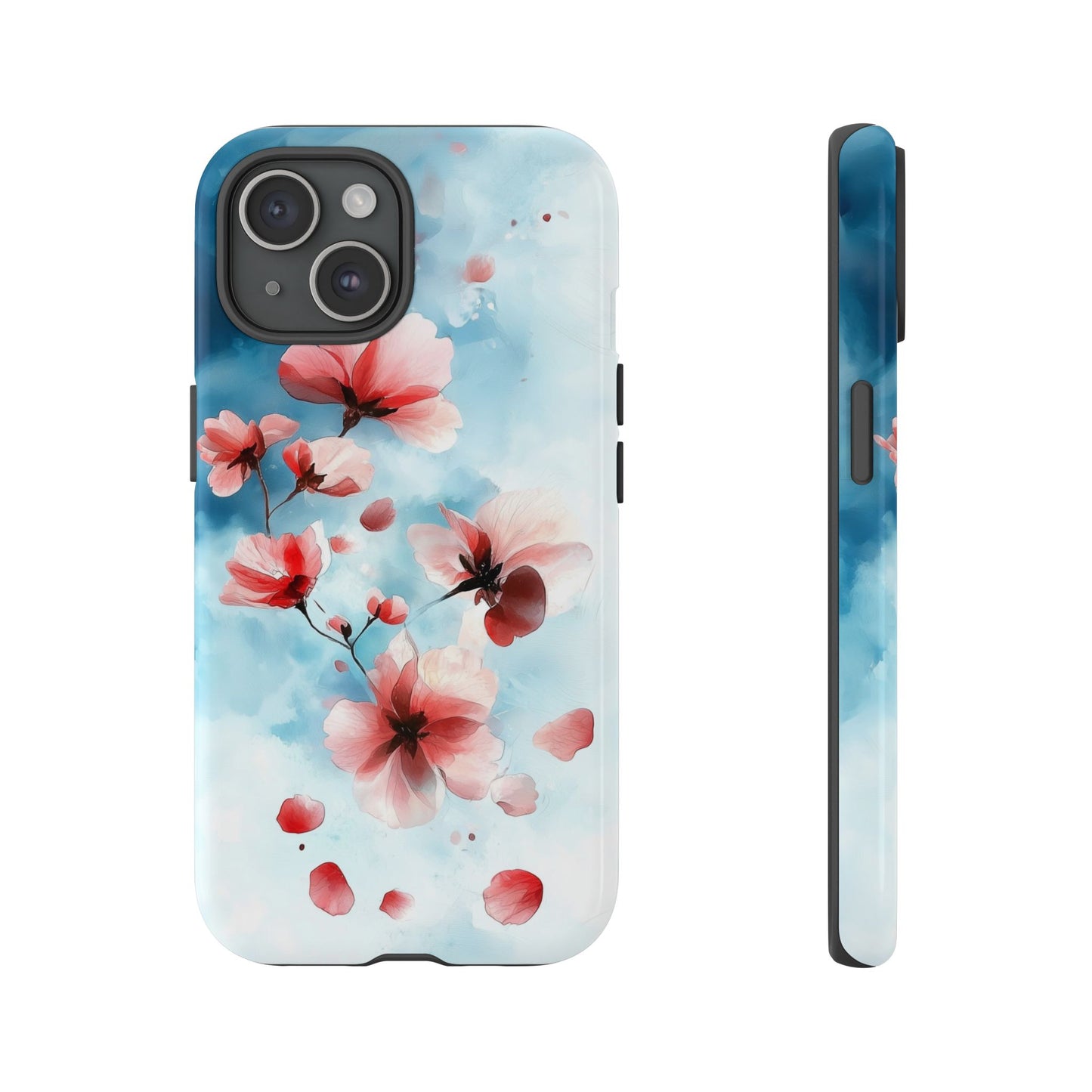 Petal Whispers Watercolor Phone Case for iPhone, google Pixel & Samsung