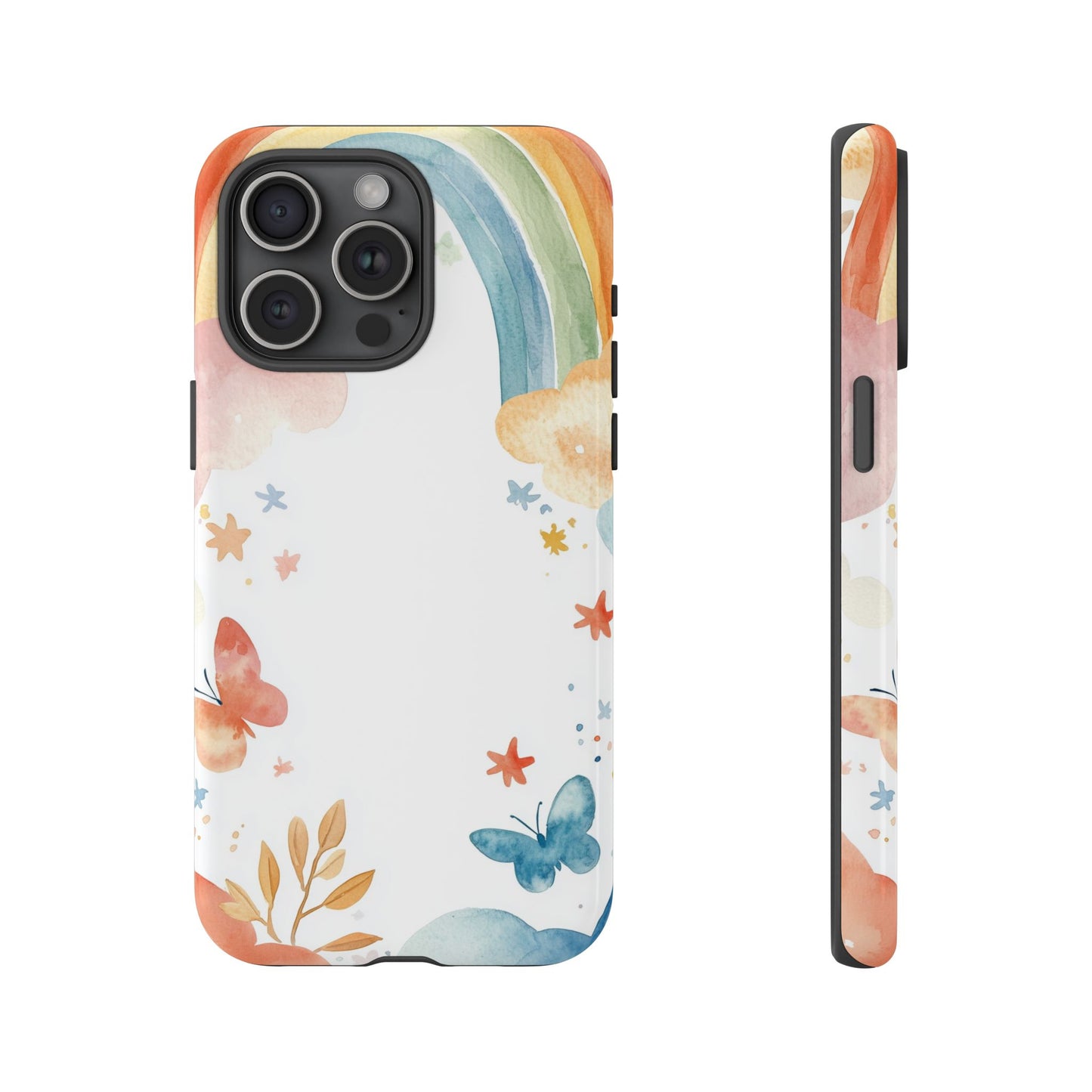 Dreamy Skies & Rainbows Watercolor Phone Case for iPhone, google Pixel & Samsung