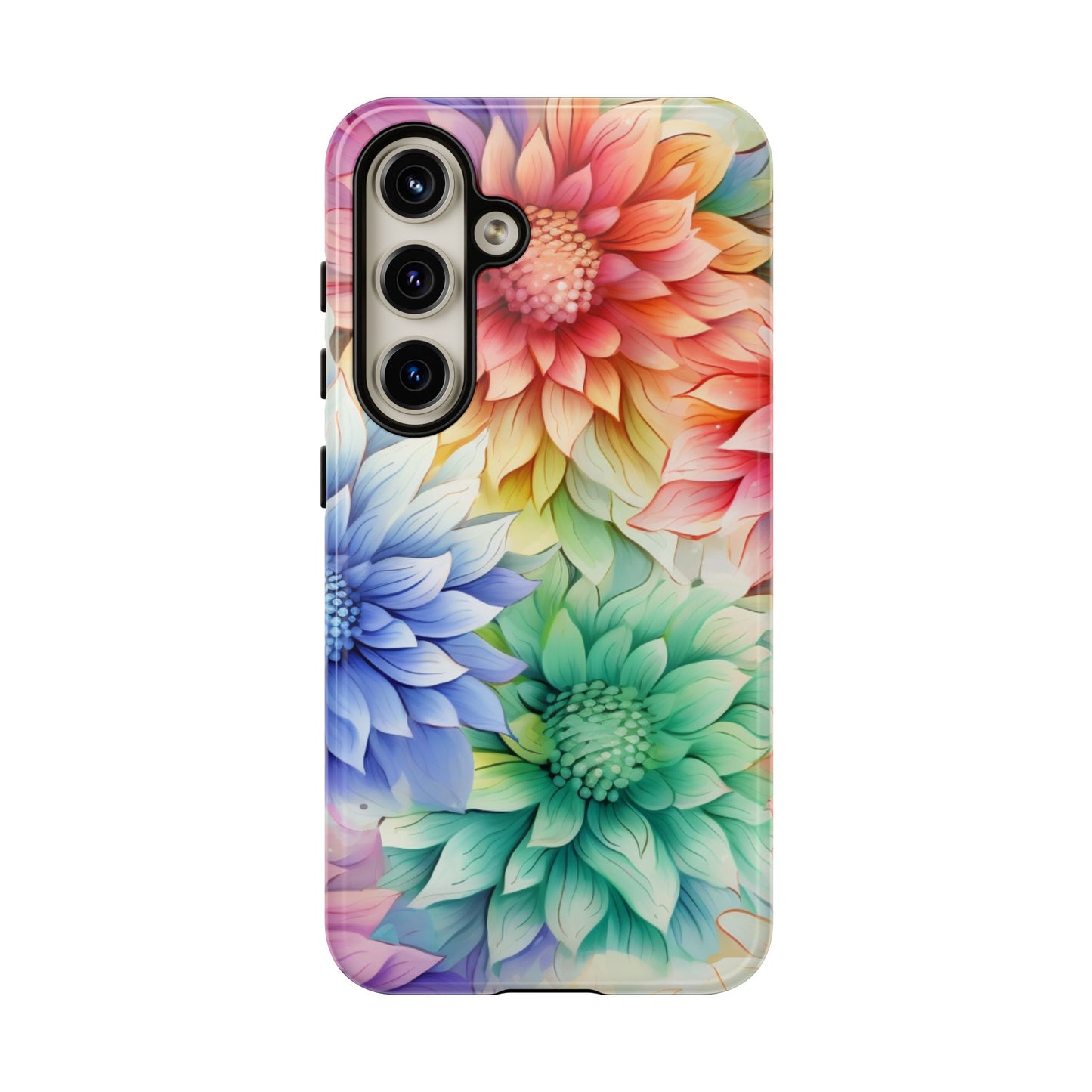 Rainbow Bloom Mandala Floral Mobile Case