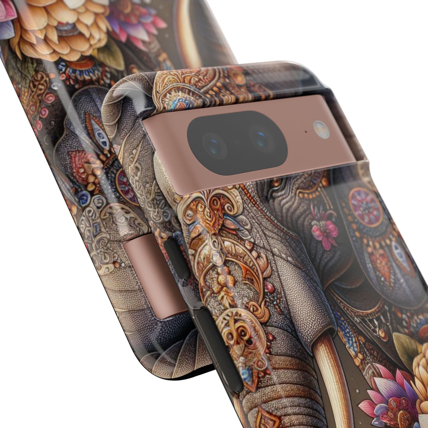 Royal Ornate Elephant Mobile Cover – Luxurious Bohemian Art
