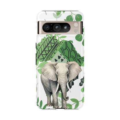Tropical Elephant Mobile Cover – Nature-Inspired Boho Art