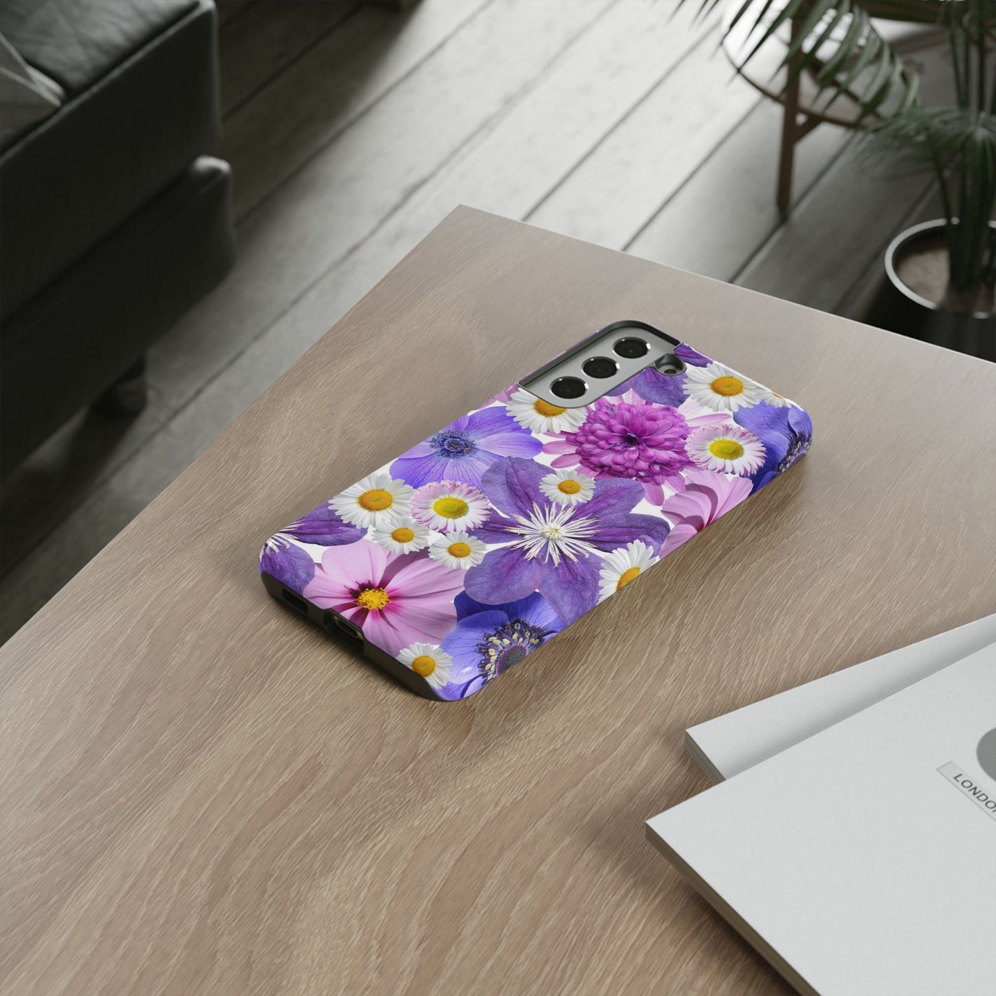 Lavender Blossom Floral Mobile Case