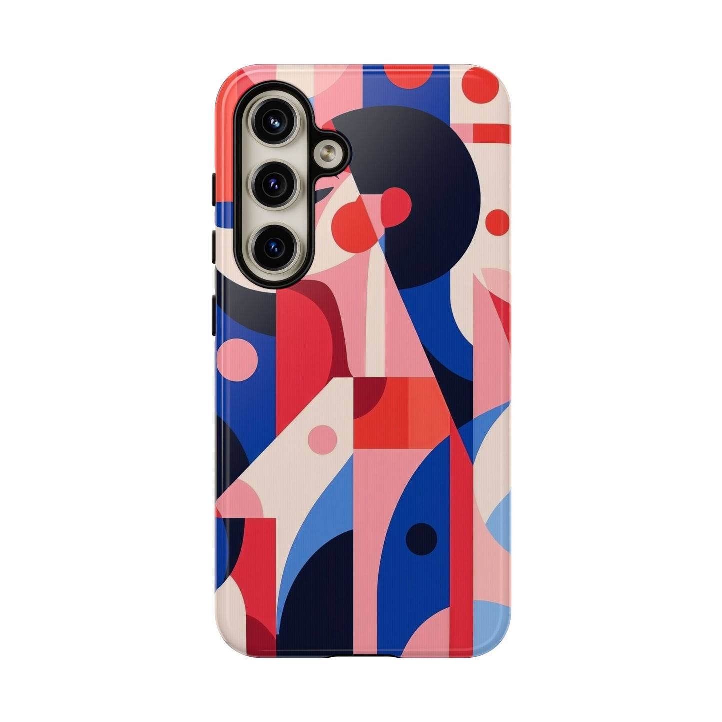 Modern Muse – Bold Abstract Portrait Phone Case for iPhone, Samsung & Pixel