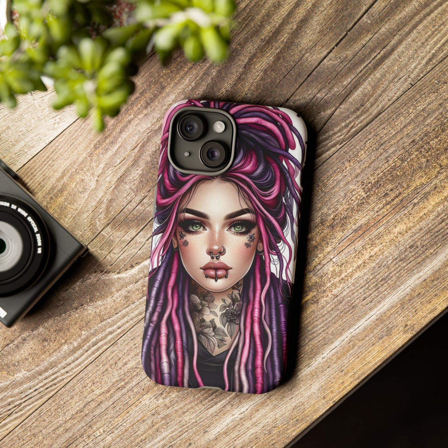 Neon Gothic Beauty Mobile Case