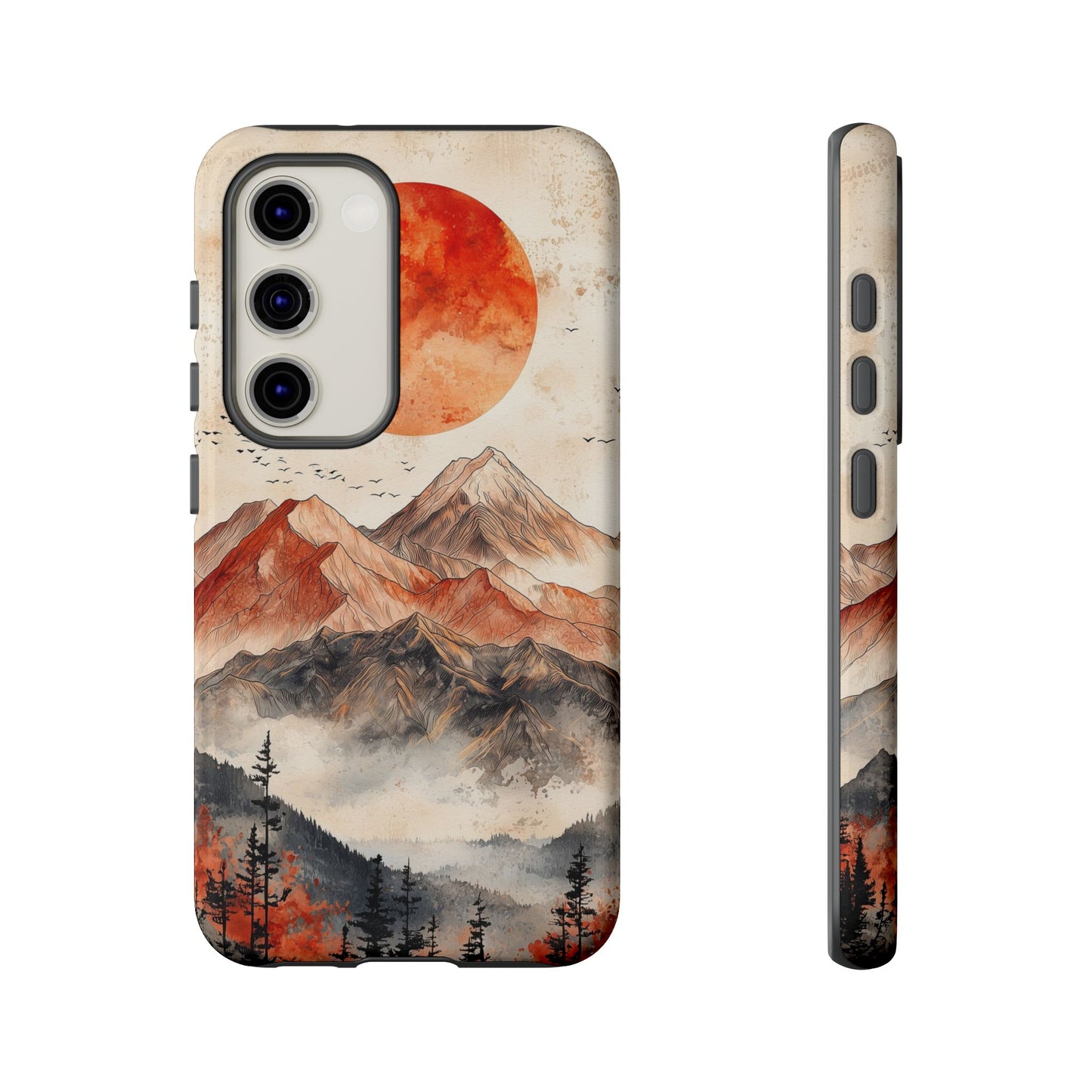 Boho Mountain Sunrise Phone Case for iPhone, Pixel & Samsung