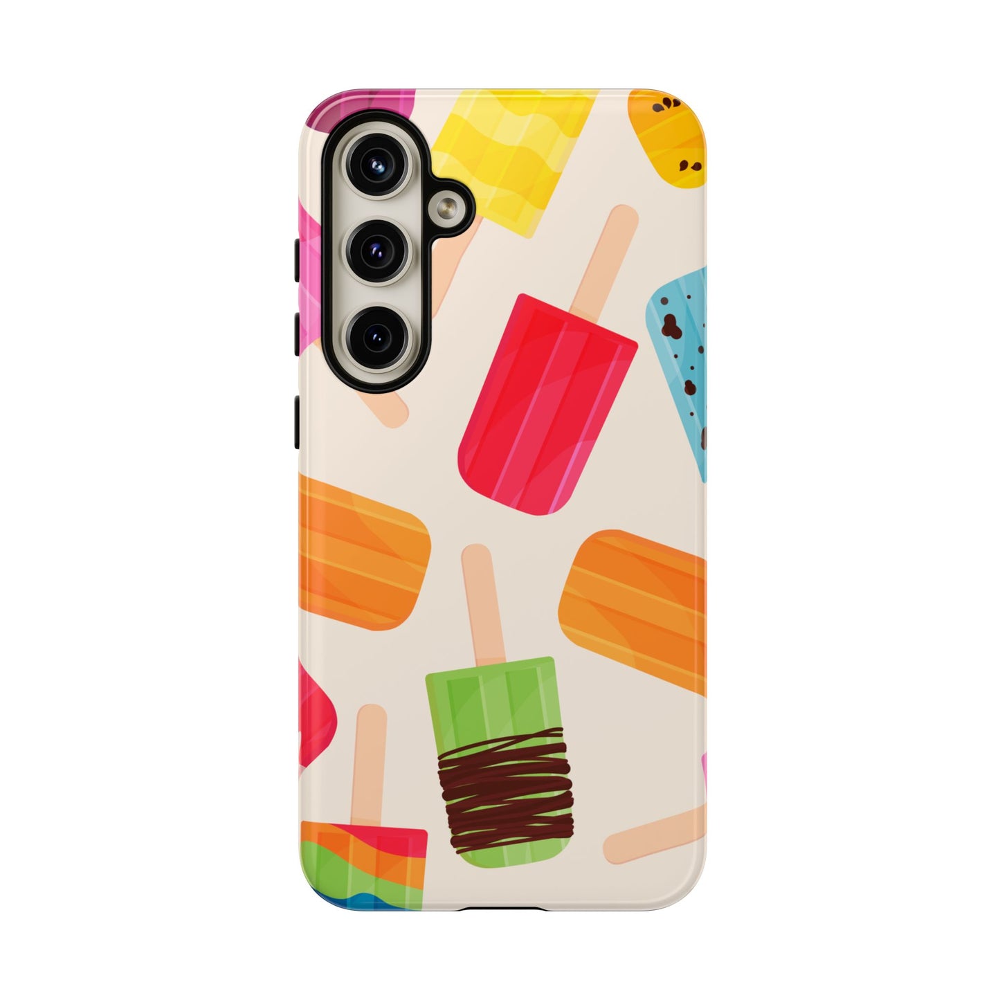 Colorful Popsicle Pattern Phone Case for iPhone, Google Pixel, Samsung