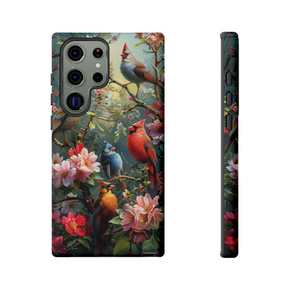 Floral Birds Phone Case – Cute & Protective Cover for iPhone, Samsung & Google Pixel