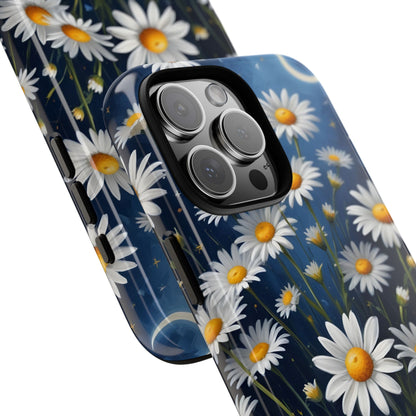 Witchy Daisy Flowers Phone Case Vintage Botanical Cover