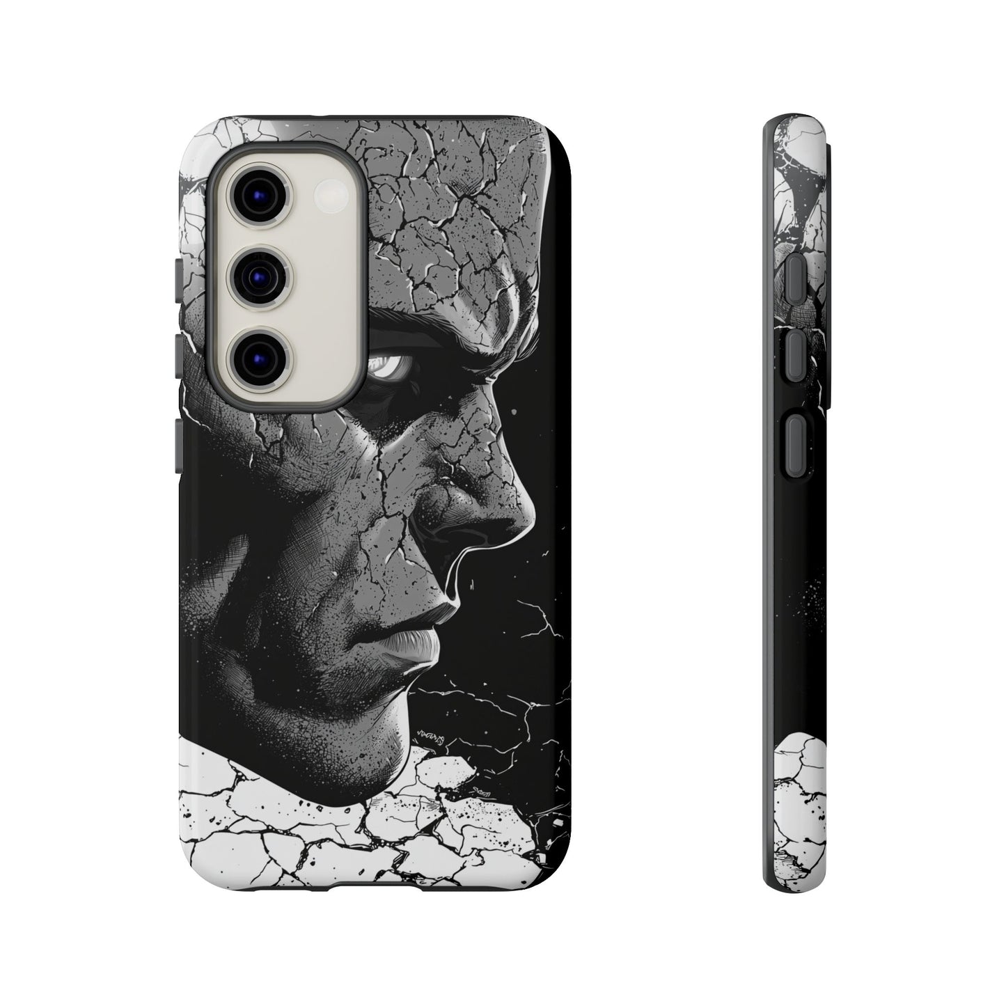 Shattered Reflections of a Symbiotic Soul: The Rise of a Dark Anti-Hero Phone Case for iPhone, Samsung & Pixel