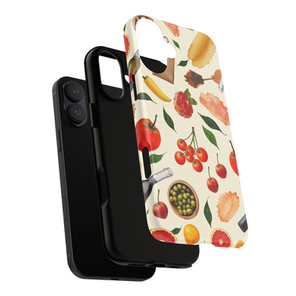 Fresh Fruits & Veggies Pattern Phone Case