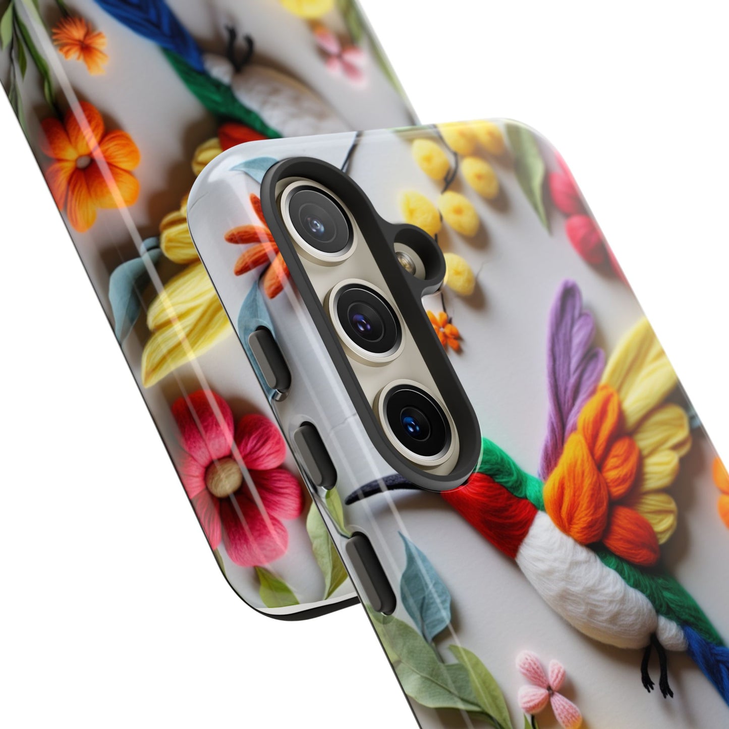 Elegant Hummingbird with Floral Mosaic Design | Nature's Artistic Vibes | Pixel 8 pro