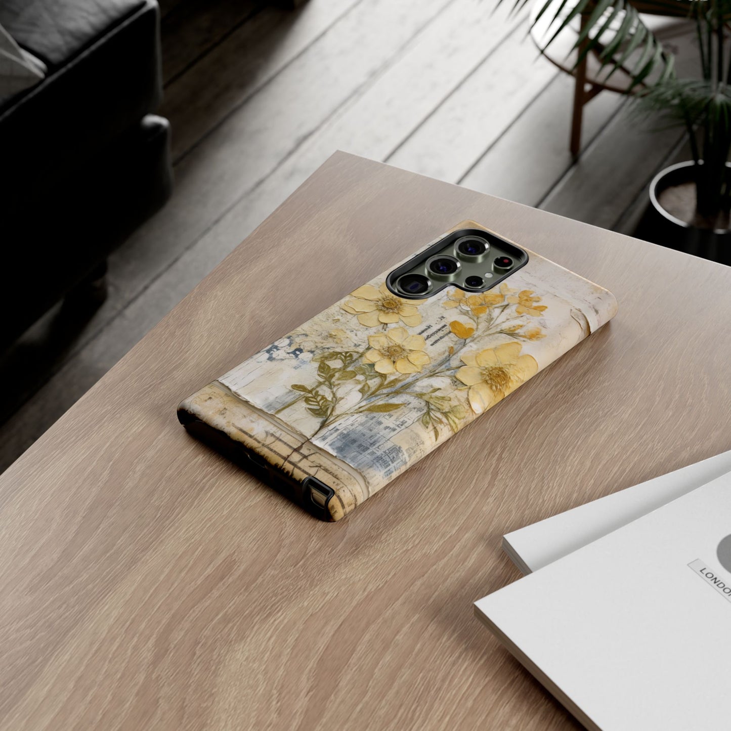 Vintage Botanical Floral Mobile Case
