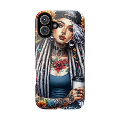 Sunflower Queen – Boho Rebel Tattoo Mobile Cover