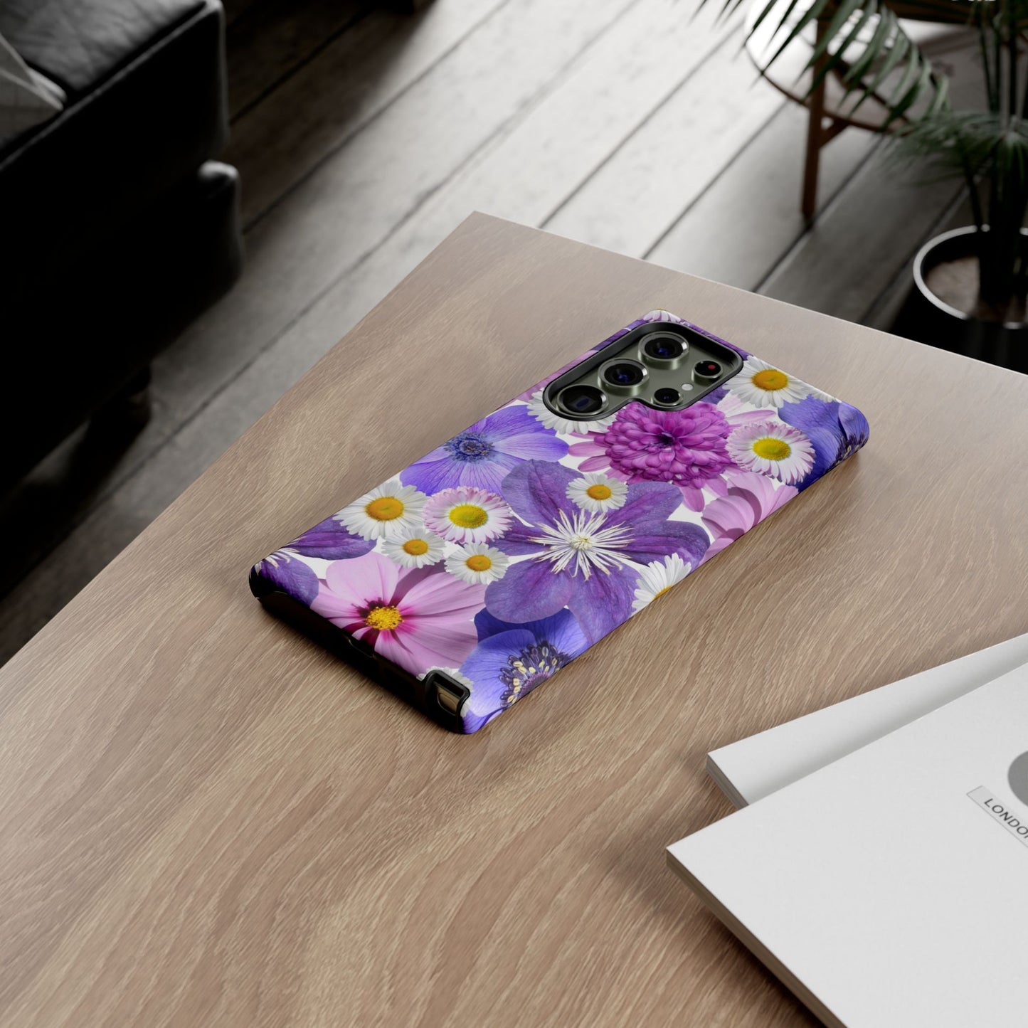 Lavender Blossom Floral Mobile Case