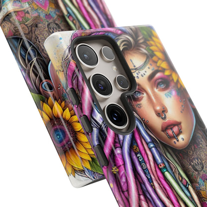 Boho Mandala Goddess – Ethereal Tattoo Art Mobile Cover