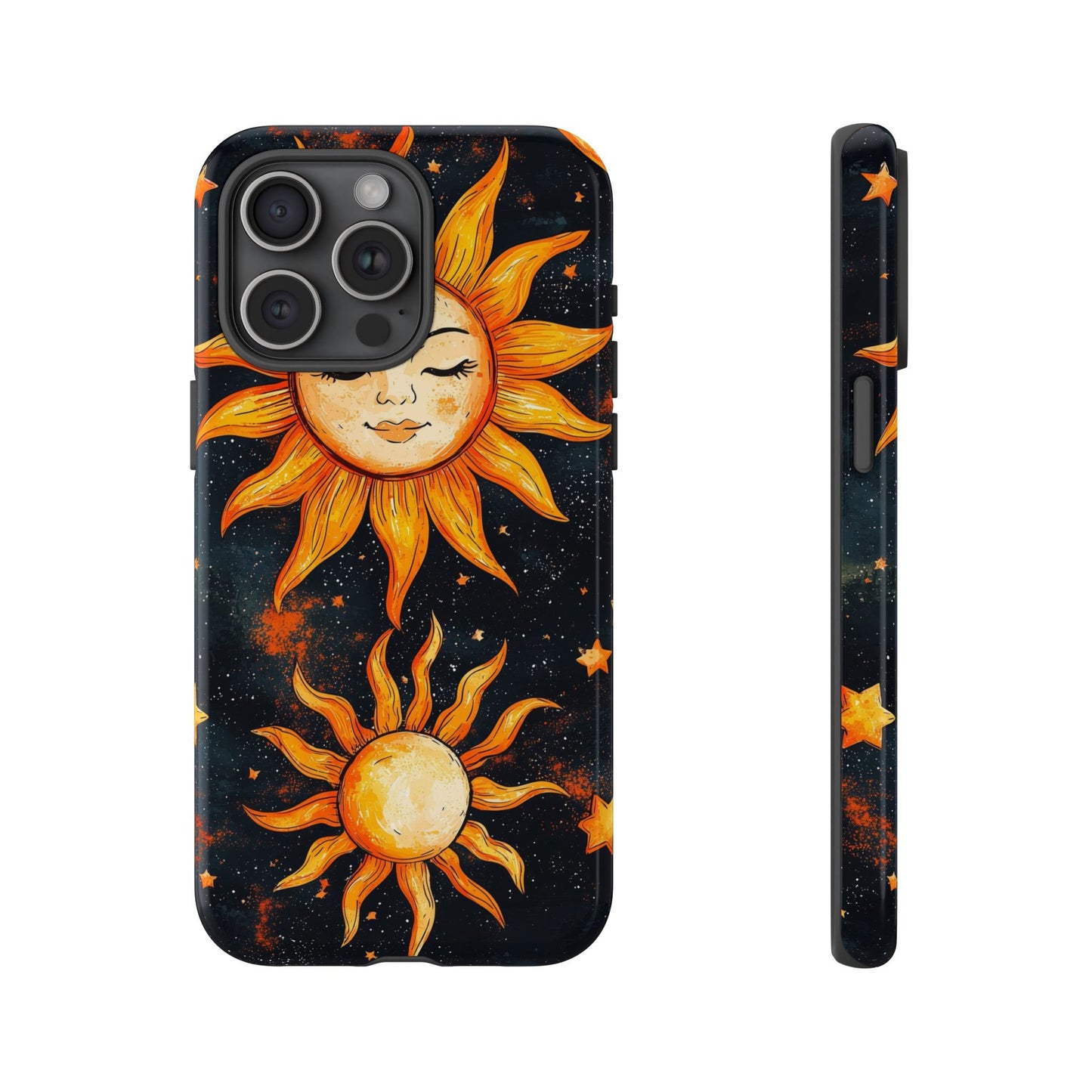 Celestial Sun & Moon Boho Phone Case for iPhone, Pixel & Samsung