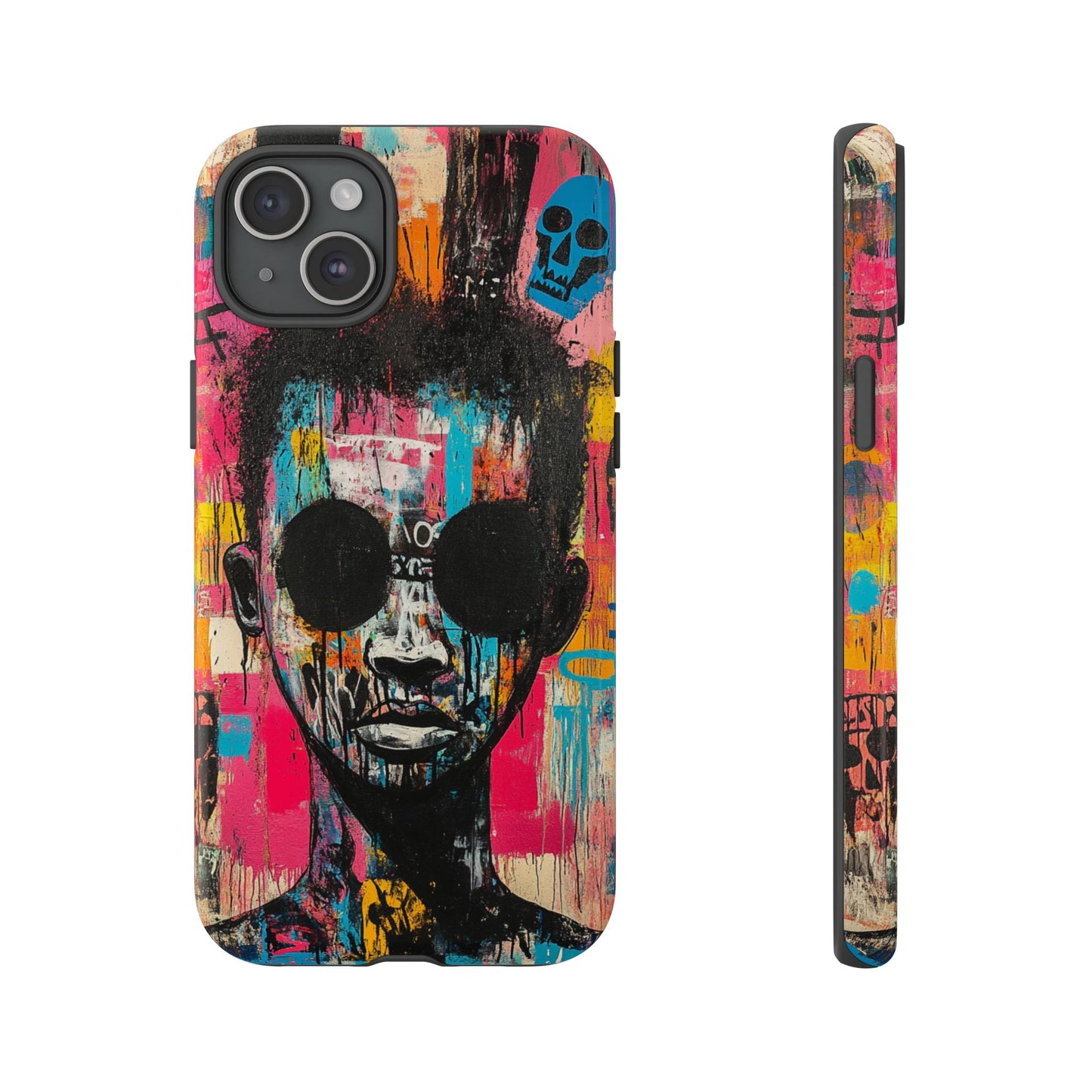 Basquiat Street Art Phone Case – Artistic Phone Protection - iPhone, Samsung & Google Pixel Cover - Artistic Painting Case,  Art Lover Gift
