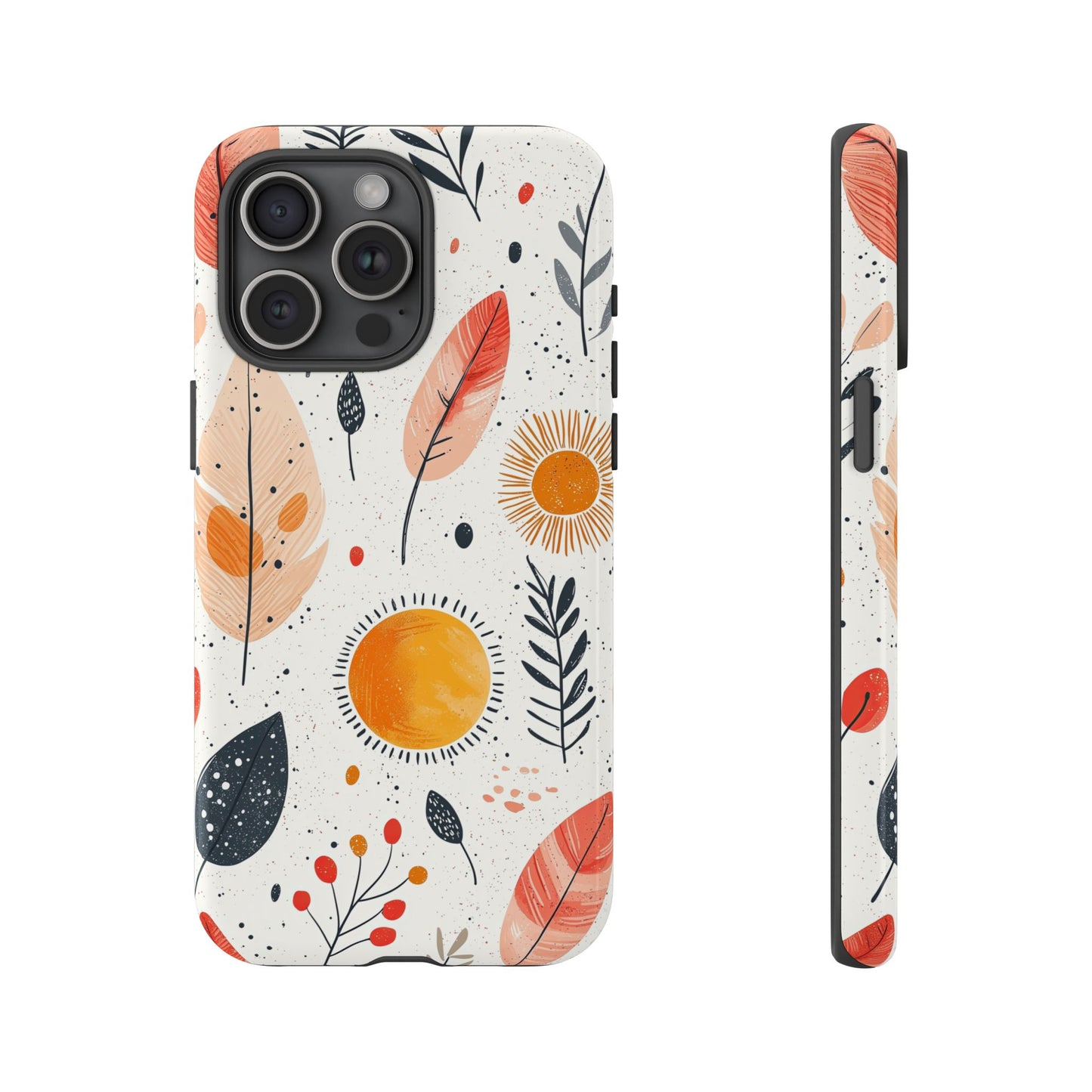 Sunshine & Feathers Boho Phone Case for iPhone, Pixel & Samsung